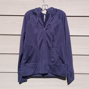 90 degree running jacket with hood, full zip, great condition, size XL, active